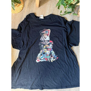 New England Patriots NFL "King" Graphic Mashup T-Shirt Men's 3XL Black Junk Food